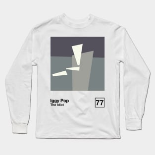 The Idiot / Minimalist Style Graphic Poster Design Long Sleeve T-Shirt